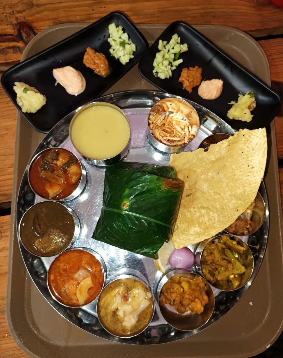 Tribal cuisine plating